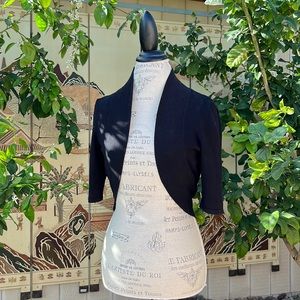 WHBM open crop cardigan